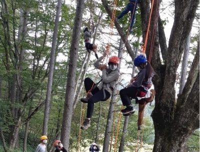 SDGs体験学習プログラム「ツリーイング」 | 自然共生（生物多様性・気象・自然体験）