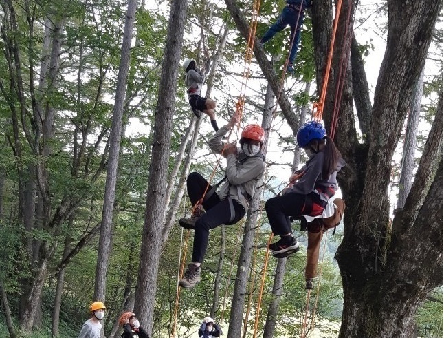 SDGs体験学習プログラム「ツリーイング」 | 自然共生（生物多様性・気象・自然体験）